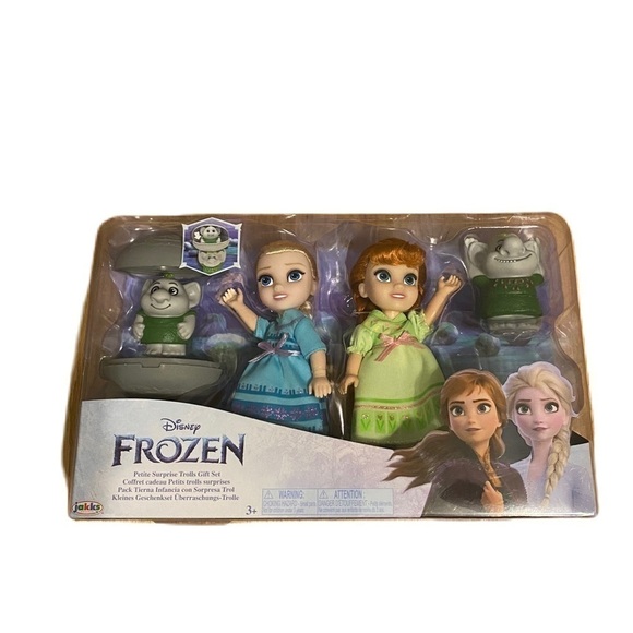 Disney Frozen Petite Doll Set NEW Trolls Gift Set Toys Elsa Anna